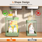 Sevenblue 3 Pack Multi-Purpose Under Sink Organizers and Storage, 2026 L-Shaped - Image 2
