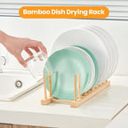 4 PCS Bamboo Dish Dying Rack - Image 6