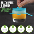 Reusable Silicone Stretch Lids for Food Storage in Fridge - Image 4