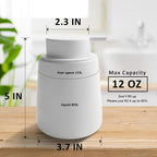 Soap Dispenser Ceramic with Easy-to-Press Pump Hand Lotion Liquid Dispenser - Image 7