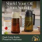 YARRAMATE 16oz/470ml Light-Blocking Dark Oil Sprayer - Image 2