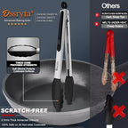 Kitchen Tongs with Silicone Tips - Image 3