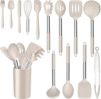 E-far 14 Pieces Silicone Cooking Utensils Set, Kitchen Utensils Set by E-far