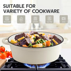 5.5 Quart Oval Enameled Cast Iron Dutch Oven Pot - Image 6