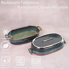 Ceramic Oval Casserole Baking Dish, 1.8 Quarts Baking Dish - Image 3