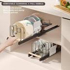 Magheo 2 Pack Pull Out Pots and Pans Organizer Under Cabinet - Image 3