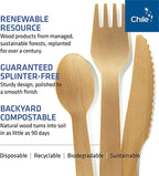 Disposable Wooden Cutlery Set - Image 4