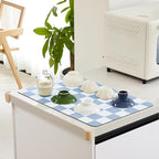 Checkered Dish Drying Mat for Kitchen Counter, Coffee Bar Station Accessories - Image 3
