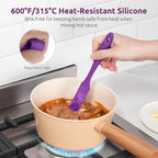 U-Taste Silicone Jar Spatula for Sourdough Starter: Long Skinny Food-Grade Jam - Image 6
