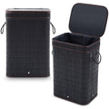 2 Pack 21 Gallon Bamboo Slim Trash Can by Kritkin