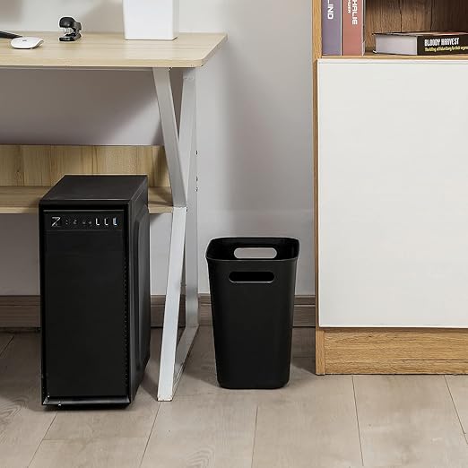 UUJOLY Plastic Small Trash Can Wastebasket, Garbage Container Basket - Image 2
