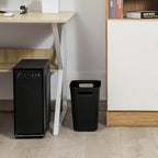 UUJOLY Plastic Small Trash Can Wastebasket, Garbage Container Basket - Image 5