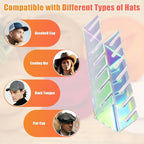 Hat Stand for Baseball Caps, 2 Pack No Install Acrylic Hat Organizer for 14 - Image 6