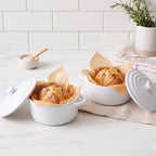 Kook Ceramic Mini Cocotte Set, Small Casserole Dishes - Image 3
