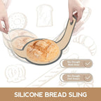 Silicone Bread Sling for Dutch Oven, Non-Stick & Easy to Clean Bread Baking Mat - Image 3