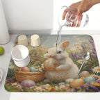 Easter Bunny Eggs Dish Drying Mat - Image 6