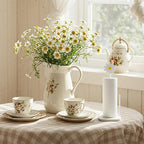 Leinuosen White Daisy Paper Towel Holder Coquettish Cute Wooden Daisy Kitchen - Image 6