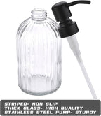16Oz Bathroom Glass Soap Dispenser - Image 5
