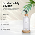Glass Hand Soap Dispenser Bathroom Set by Brighter Barns - Image 2
