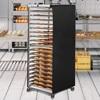 Black 20tier Sheet Pan Rack/Bun Pan Rack Cover - Image 2