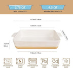 Dafuceramic Casserole Dish for Oven, 4.2 QT Baking Dish, 9x13 Large Porcelain - Image 2