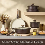 CAROTE 22Pcs Titanium Cookware Set, Pots and Pans Set Non Stick, Kitchen - Image 6