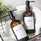 GMISUN Amber Glass Soap Dispenser - Image 7
