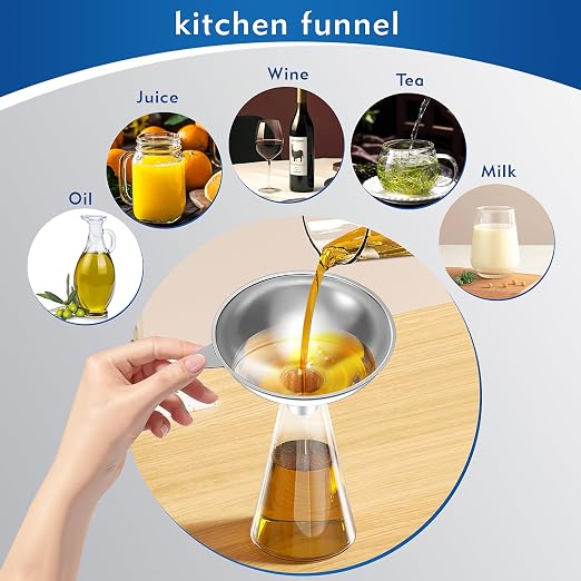 Serinar Stainless Steel Funnel - Image 5