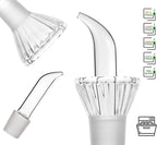 HAIZEEN 5 oz Glass Oil Dispenser Bottle, No Funnel Needed Cruet Decanter - Image 5
