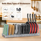 Housolution Cutting Board Organizer Rack, Expandable Baking Tray and Cookie - Image 2
