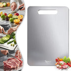 New Titanium Cutting Board -100% Pure Titanium Cutting Boards by TESFLY