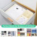 Drawer Clothing Organizer 16-Pack, Fabric Folding Wardrobe Organizer - Image 5