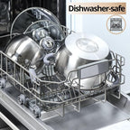 Daniks Modern 3 Quart Stainless Steel Stock Pot - Image 6