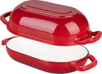 VORRINGARD Enameled Cast Iron Sourdough Bread Oven, Dutch Oven, Loaf Cast Iron - Image 6