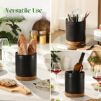 DOWAN 7.6" 360° Rotating Utensil Holder, Kitchen Utensil Holder - Image 7