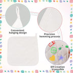 40 Pcs Pot Holder Bulk for Craft Include 16 White Heat Resistant Pot Holders - Image 3