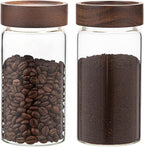 18 OZ Glass Coffee Jars with Top Screw Lid Ground Sugar Spice Herb Container - Image 5
