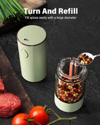 TOMEEM Upgraded Larger Capacity Electric Salt and Pepper Grinder Set - Image 5