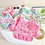 PandaEar 5 Pack Baby Long Sleeve Bibs| Waterproof Full Sleeve Bib - Image 2