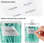 TIPGO Glass Qtip Holder Dispenser - Image 6