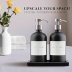 Glass Soap Dispenser Set of 2 - Image 2