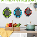 Silicone Collapsible Colander Sink Colander Collapsible Camping Versatile - Image 4