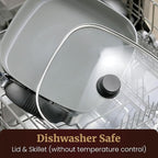 Elite Gourmet 12" x 12" x 3" Ceralast™ PFAS Free Ceramic Electric Skillet - Image 7