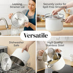 Cooler Concepts Pasta Pot with Strainer Lid - Image 6