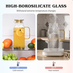 2 Pack 68oz/2 Liter Square Glass Pitcher - Image 5