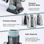 Cheese Grater Hand Crank, Manual Cheese Shredder - Image 5