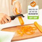 Spring Chef Premium Swivel Vegetable Peeler, Soft Grip Handle and Ultra Sharp - Image 6