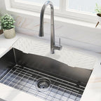 Faucet Mat for Kitchen Sink – 24” x 5.1” Extra-Long Silicone Splash Guard by Meiliweser