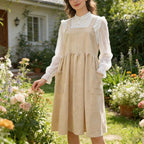 Uaussi Cotton Linen Apron Cross Back Work Apron - Image 7