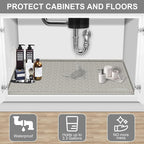 Under Sink Mat, Kitchen Cabinet Shelf Protector, Fits 36 inch Standard Cabinet - Image 4